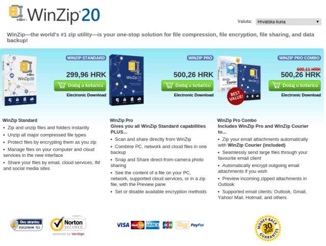 Up-selling za WinZip