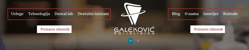Primjer primarnog i sekundarnog izbornika - poliklinika-galekovic.hr