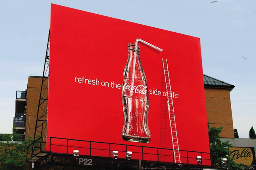 Coca-cola reklamni pano