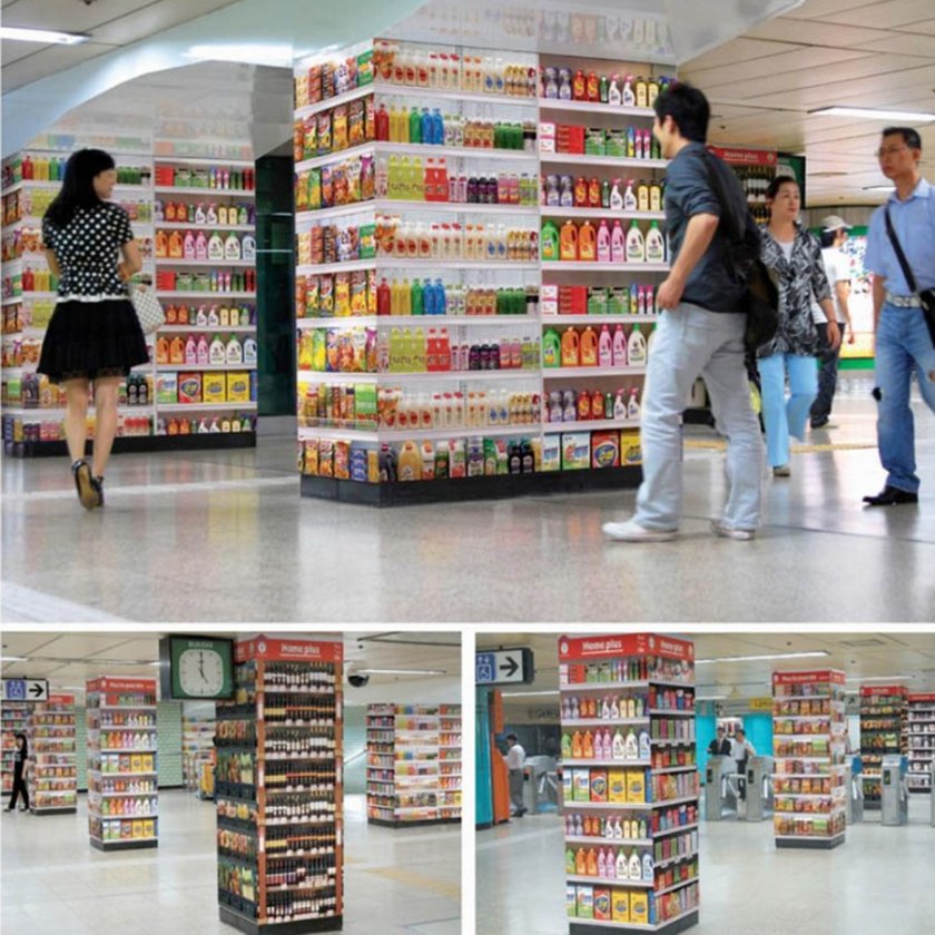 Supermarketi su oblijepili zidove metroa kako bi izgledali kao supermarket