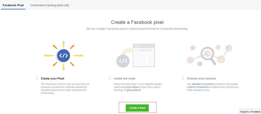 Stvorite Facebook Pixel