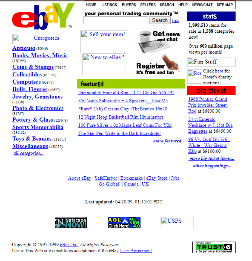 Ebay iz 1999.